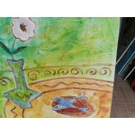 Средна картина масло на платно Испания - 3756 - KA02
